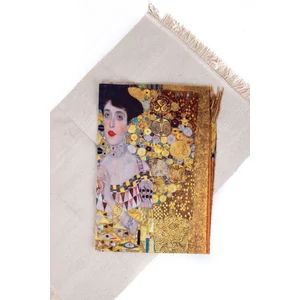 Sárga Gustav Klimt Festmény Mintás Sál