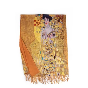 Sárga Gustav Klimt Festmény Mintás Sál
