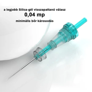 Tetováló Gép Szett LED Kijelzővel, Tűvel, Gyakorló Szilikon Lappal, Kézitáskával