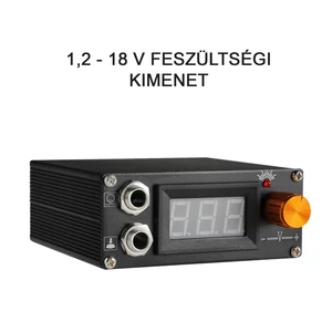 Tetováló Gép Szett LED Kijelzővel, Tűvel, Gyakorló Szilikon Lappal, Kézitáskával