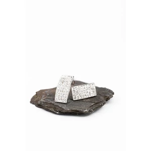 Fehér Swarovski Kövekkel Díszített Apró S925 Ezüst Fülbevaló