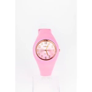 A & ONE Letisztult Stílusú Pink Karóra Szilikonpánttal