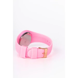 A & ONE Letisztult Stílusú Pink Karóra Szilikonpánttal