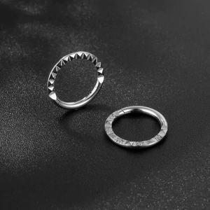 A & ONE Ezüst Színű 316L Orvosi Acél Karika Orr/Fül Piercing