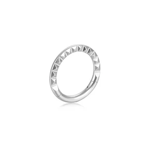 A & ONE Ezüst Színű 316L Orvosi Acél Karika Orr/Fül Piercing
