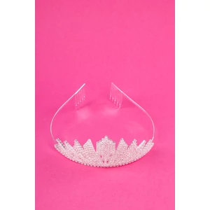 Csillogó Kövekkel Díszített Alkalmi Tiara