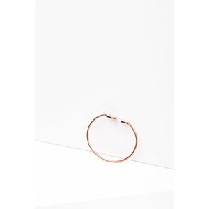 A & ONE Minimalista Stílusú Rosegold Rozsdamentes Acél Karkötő Cirkónia Kövekkel