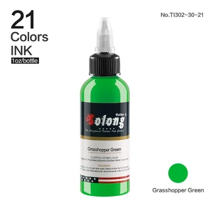 Grasshopper Green Zöld Tetováló Gyakorló Festék - 30 ml
