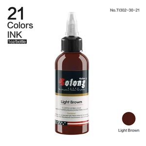 Light Brown Világos Barna Tetováló Gyakorló Festék - 30 ml