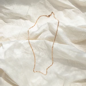 Minimalista Stílusú Aranyozott Réz Női Nyaklánc
