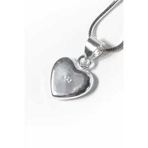 Szív Alakú S925 Ezüst Medál Swarovski Kövekkel