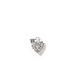 Szív Alakú S925 Ezüst Medál Swarovski Kövekkel