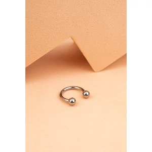 A & ONE Ezüst Színű Titánium Menetes Patkó Piercing