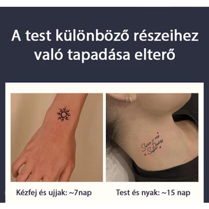 Növényi Alapú Tartós Matrica Tetoválás Készlet 60 db Mintával 