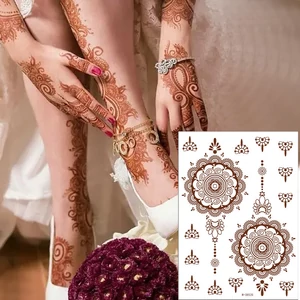 Henna Matrica Tetoválás Szett Keleti Motívumokkal