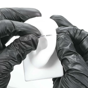 316L Orvosi Acél Belső Menetes Piercing Tű - 1,2 mm