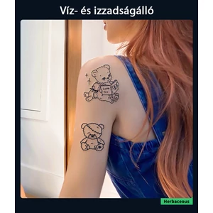 Növényi Alapú Tartós Matrica Tetoválás Készlet 29 db Mintával 
