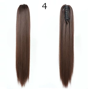 A & ONE Világosbarna Csatos Egyenes Póthaj Copfhoz 60 cm