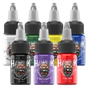Hawink Tattoo Inks Színes Tetováló Gyakorló pigmentek 7 Db-os 15ml
