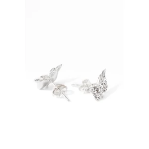 A & ONE Pillangó Alakú Fehér Swarovski® Köves S925 Ezüst Fülbevaló