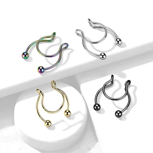 316L Orvosi Acél Ál Septum Piercing