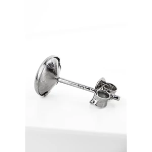 Lila Swarovski Kővel Díszített S925 Ezüst Fülbevaló