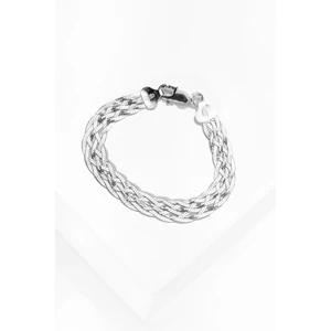 S925 Ezüst 6 Fonatos Karkötő - 17.5 cm