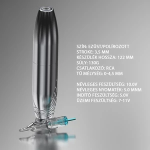 Sirius Project Ezüst Színű Tetováló Toll