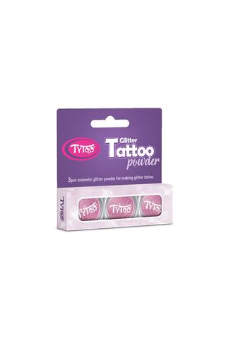 Tytoo Babarózsaszín Csillámpor Szett  3 x 2,5 ml
