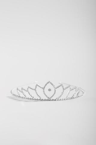 A & ONE Ezüst Színű Strasszokkal Díszített Tiara