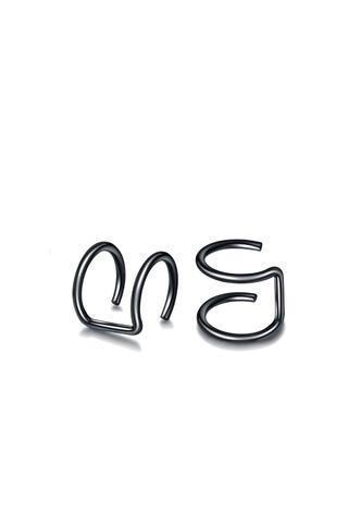 A & ONE Fekete minimalista füldísz