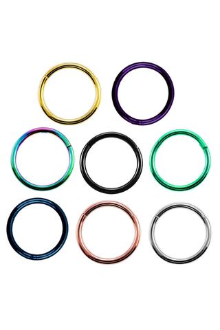 A & ONE Lila Színű Orvosi Acél Karika -12mm-es