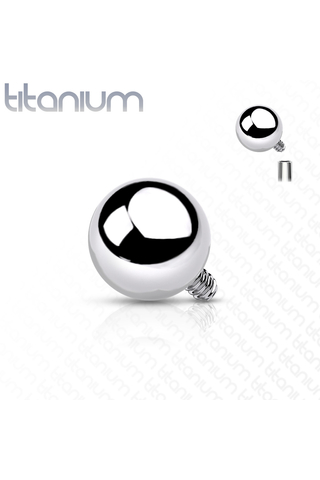 A & ONE Ezüst Színű Titánium Golyó Piercing 1,2 x 3 mm