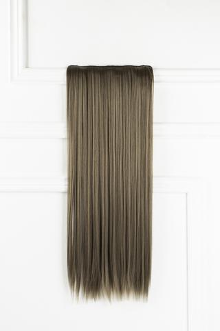 Sötétszőke Csatos Egyenes Póthaj 60 cm