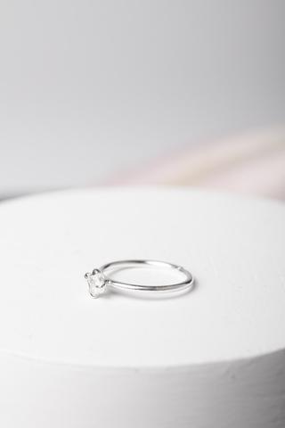 A &amp; ONE Ezüst Színű S925 Ezüst Karika Orr/Fül Piercing Pici Cirkónia Kővel