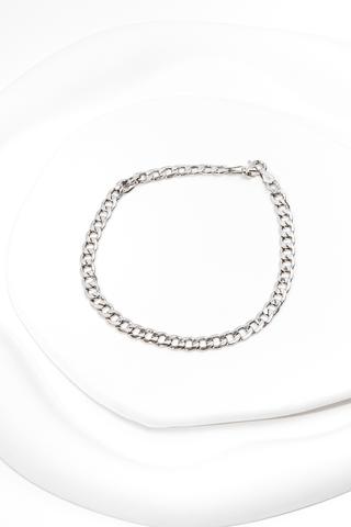 A &amp; ONE S925 Ezüst Vastag Láncos Unisex Karkötő