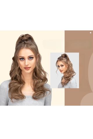 A &amp; ONE Opálszőke Hullámos Póthaj Copfhoz 45 cm 