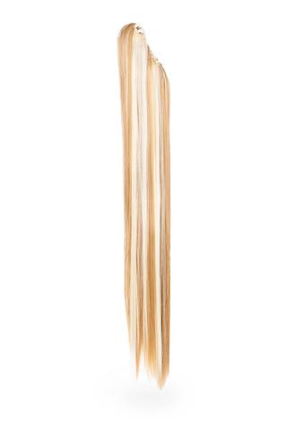A &amp; ONE Mézszőke/Szőke Csíkos Csatos Egyenes Póthaj Copfhoz 70 cm