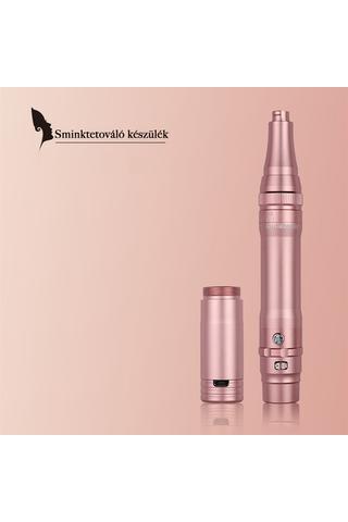Charme Princess Rosegold Vezetéknélküli Tartós Sminktetováló Készülék Töltővel És Cserélhető Tűkkel