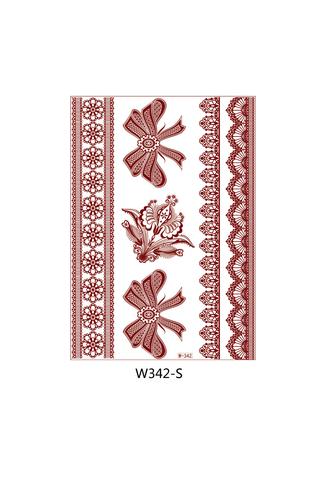 6 Darabos Henna Matrica Tetoválás Szett Keleti Motívumokkal