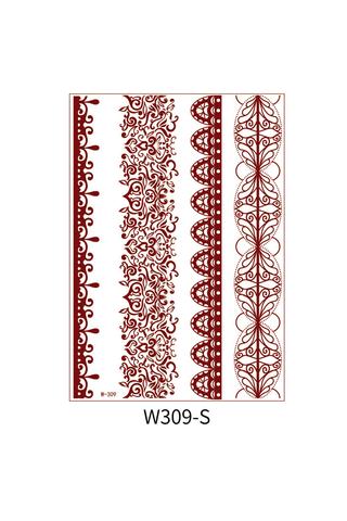 4 Darabos Henna Matrica Tetoválás Szett Keleti Motívumokkal