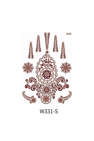 10 Darabos Henna Matrica Tetoválás Szett Keleti Motívumokkal