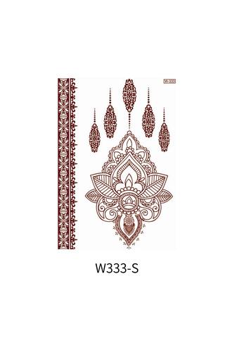 7 Darabos Henna Matrica Tetoválás Szett Keleti Motívumokkal
