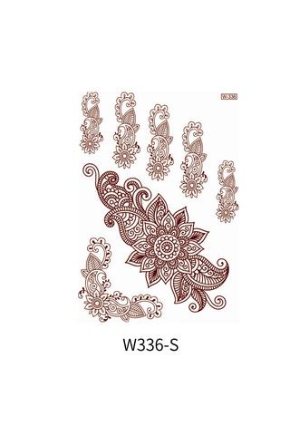 7 Darabos Henna Matrica Tetoválás Szett Virágos Motívumokkal