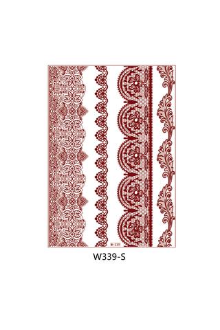 4 Darabos Henna Matrica Tetoválás Szett Keleti Motívumokkal