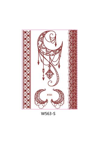 5 Darabos Henna Matrica Tetoválás Szett Keleti Motívumokkal