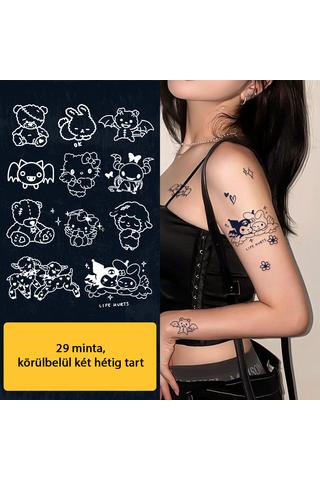 Növényi Alapú Tartós Matrica Tetoválás Készlet 29 db Mintával 