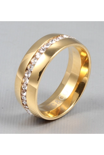 Kép 4/5 - A & ONE Arany színű rozsdamentes acélból készült gyűrű