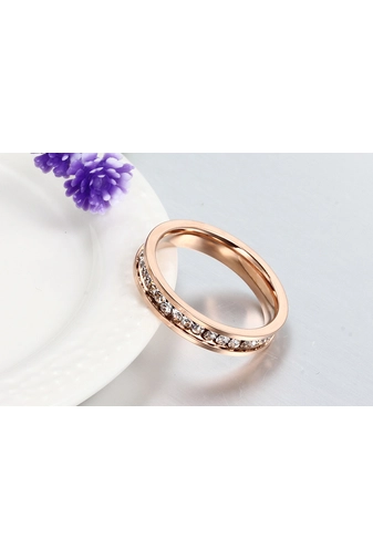 Kép 4/6 - A & ONE Rózsaarany színű rozsdamentes acélból készült gyűrű