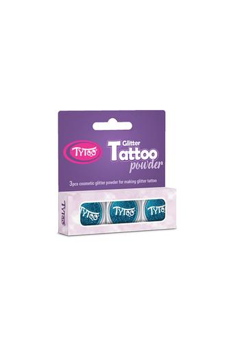 Kép 1/2 - Tytoo Türkizkék Csillámpor Szett  3 x 2,5 ml